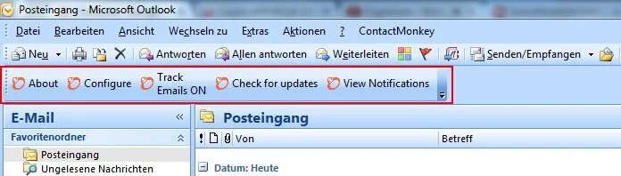 sidekick email tracking ansicht outlook